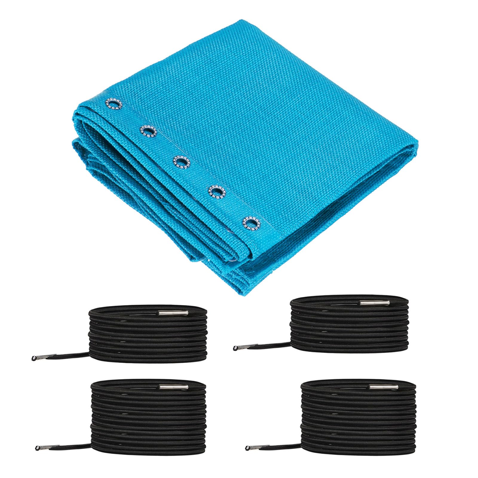 Tela de repuesto de silla de gravedad cero, tela de repuesto para silla de patio, kit de cables de reparación de sillas para el hogar, playa, protección de repuesto (azul cielo)