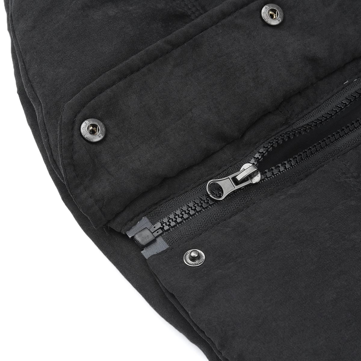 YUNCLOS Gilet Chaud Femme Veste Doudoune d'Hiver sans Manches en Cotton Gilet Matelassé à Capuche de Couleur Unie