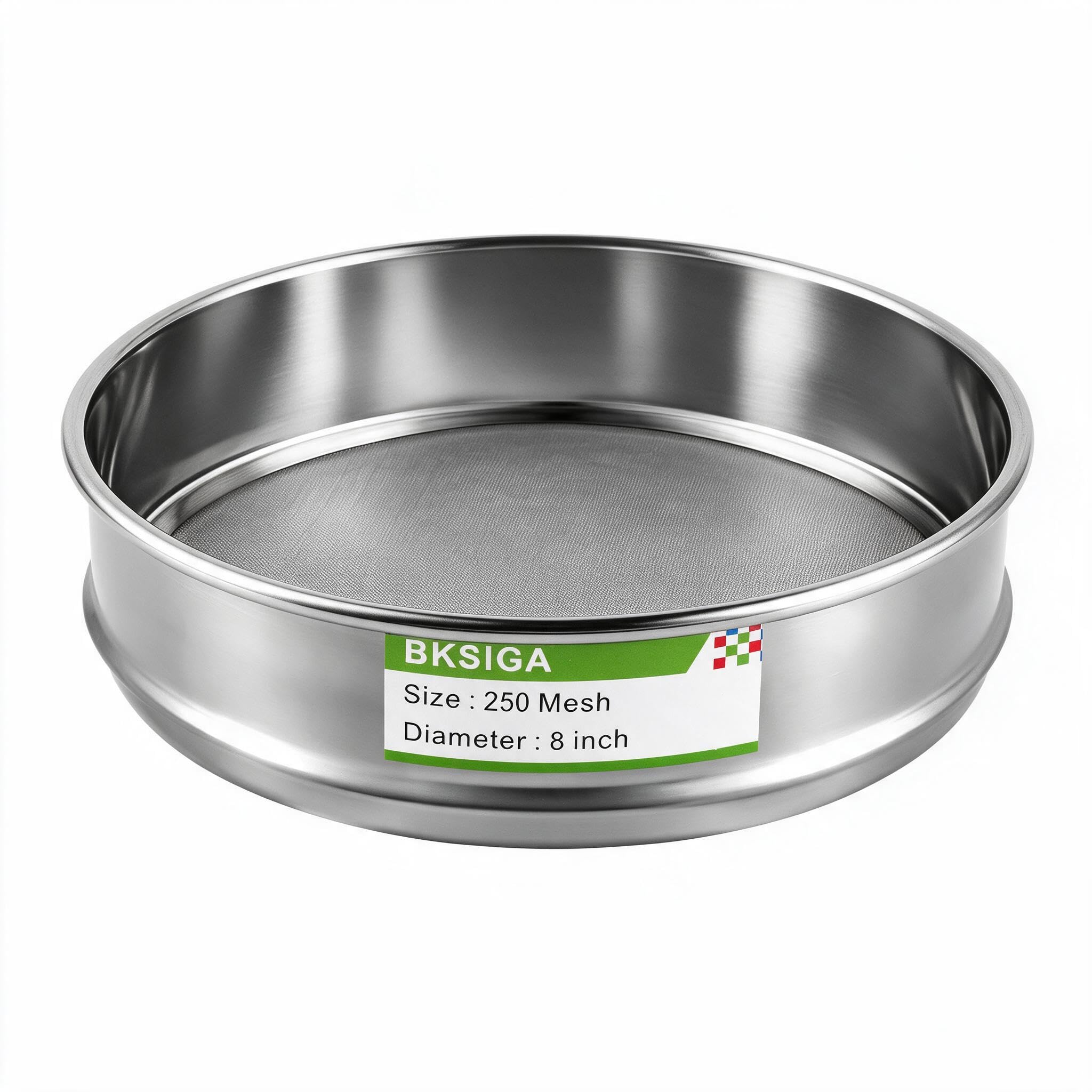 304 Stainless Steel Lab Sieves Pan,8" Diameter Standard Sieve Pan for Industrial Laboratory Homes — Amazon image 25
