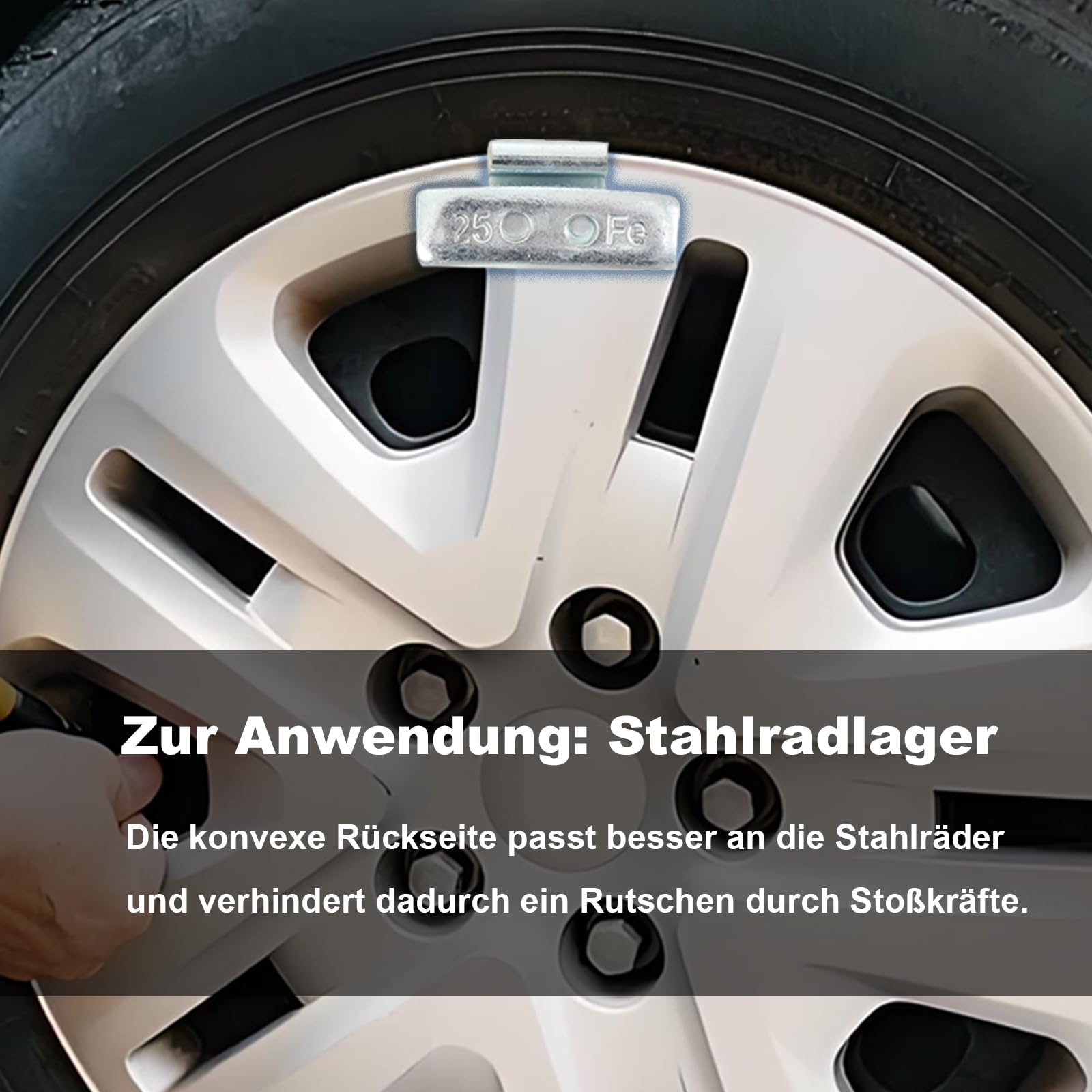 225x Schlaggewichte STAHLFELGEN Sortiment 5-30g Auswuchtgewichte Wuchtgewichte Sortiment 225 Stück (je 50 von 5g, 10g, 15g, sowie je 25 von 20g, 25g und 30g)
