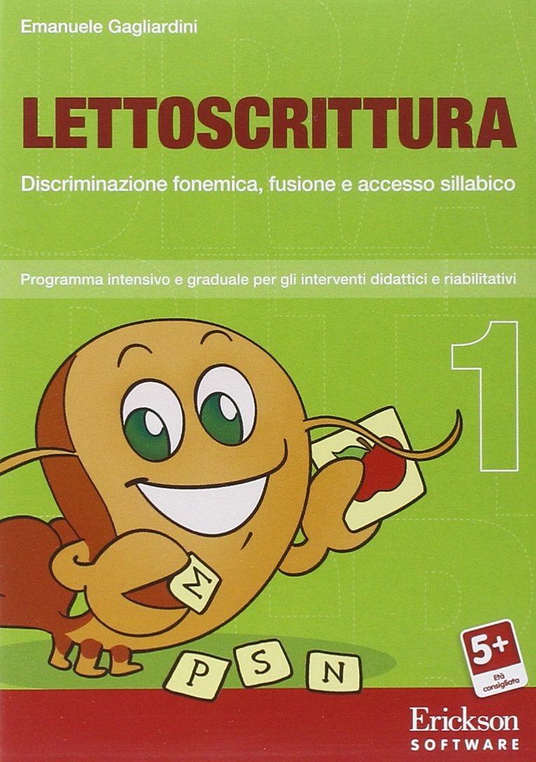 Lettoscrittura. Programma intensivo e graduale per gli interventi didattici e riabilitativi. CD-ROM. Discriminazione fonemica, fusione e accesso sillabico (Vol. 1)
