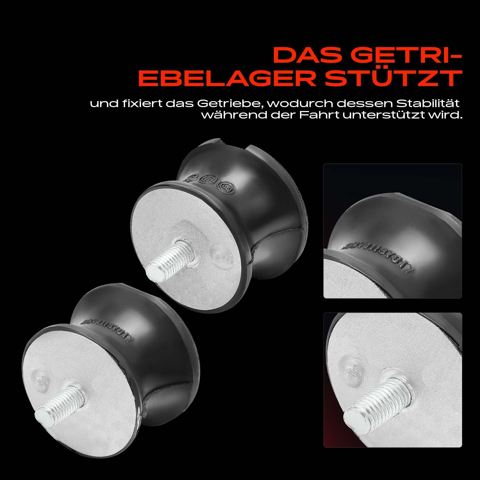 Frankberg 2x Soportes del Motor Almacenamiento Motor Compatible con Serie 5 Touring F11 3.0L Serie 3 cabrio E46 2.2L Serie 3 E46 2.2L Serie 5 E39 2.5L Z3 R.o.a.d.s.t.e.r E36 1.8L Replace# A4043