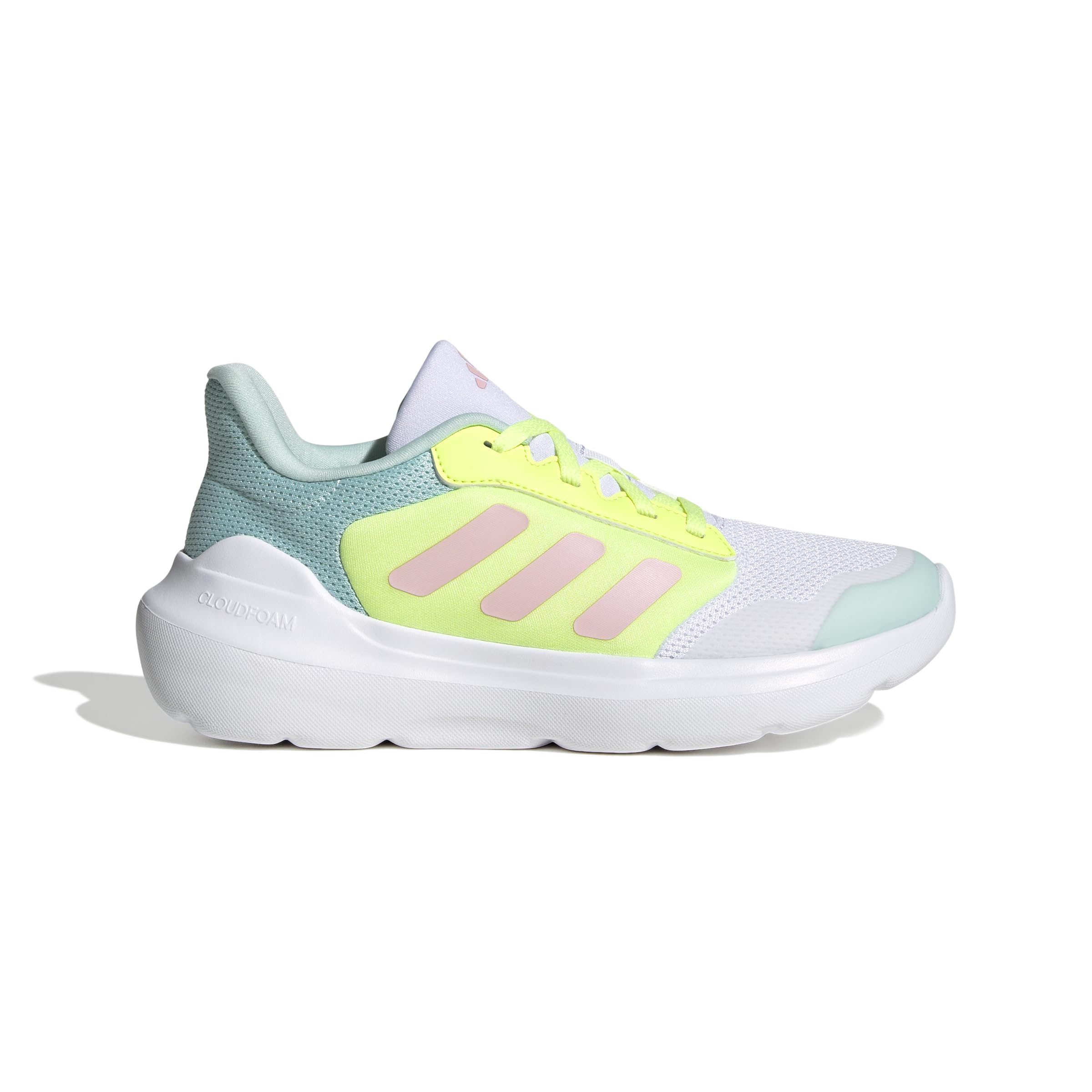 adidas Unisex niños TENSAUR Run 3.0 Shoes Junior, FTWR White/Clear Pink/hi-Res Yellow, 38 2/3 EU