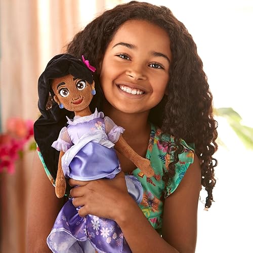 Miniatura 2 de Disney Tienda oficial Isabela muñeca de peluche de 16 pulgadas  Celebra la hechicera de flores de Encanto  Arte detallado  Suave y tierno  Perfecto