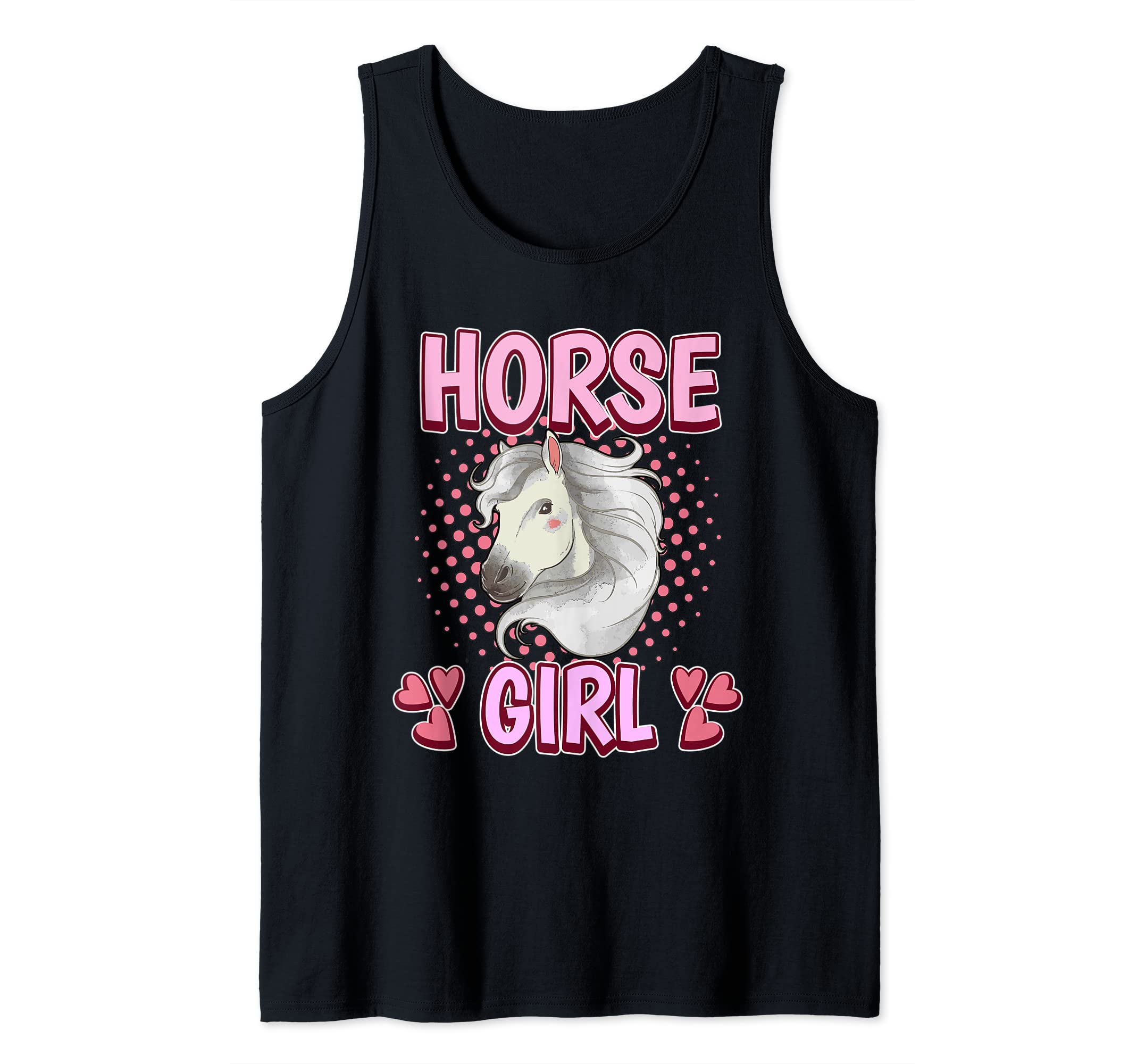 Womens Horse Girl Horse Tank Top