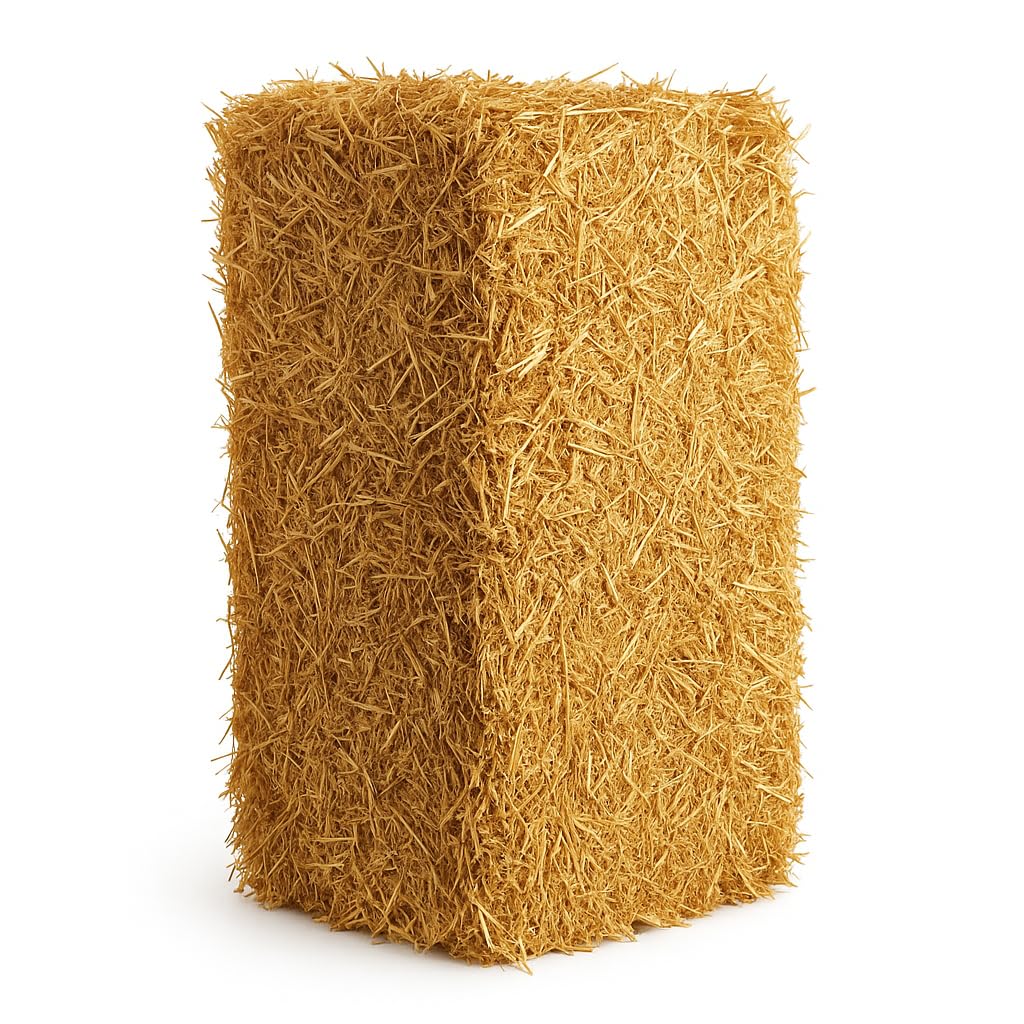 15 kg de Paja de Trigo de Primera Calidad, Paja Fresca y Seca sin inyectar, para Conejos, cobayas, liebres, decoración, Directamente del Granjero