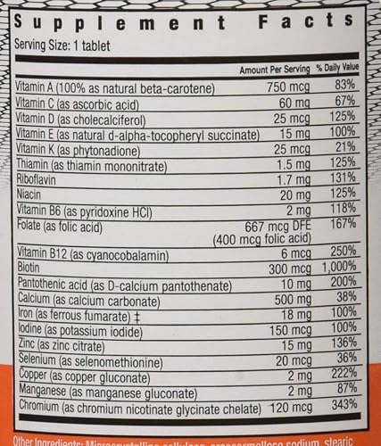 Miniatura 3 de Vitamina diaria TB para mujer WMILL, tamaño 100
