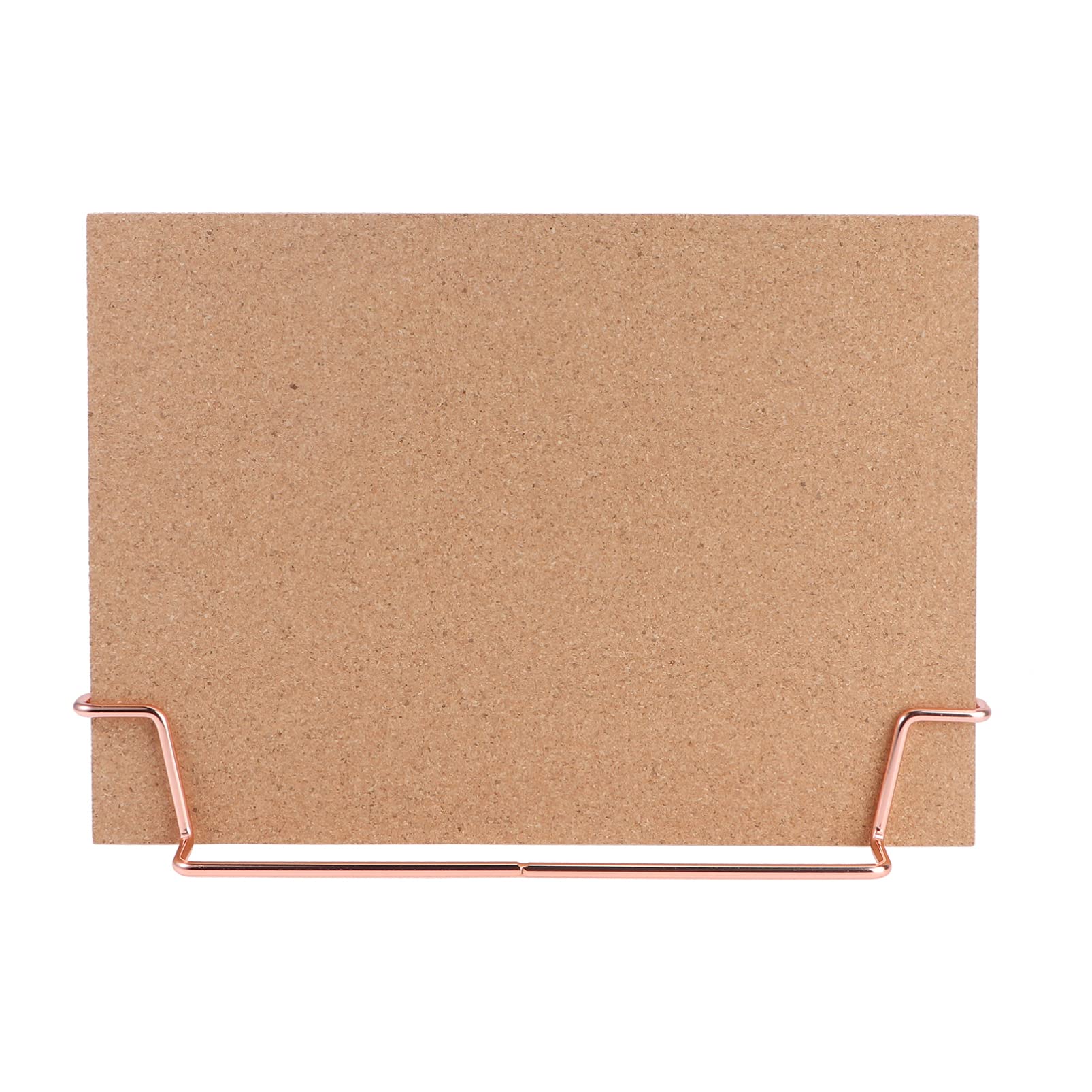 LALAFINA Lavagna di Sughero da Parete Marrone per Ufficio e Casa, Cornice in Materiale Sintetico, Portatile e Facile da Montare, per Messaggi e Appunti