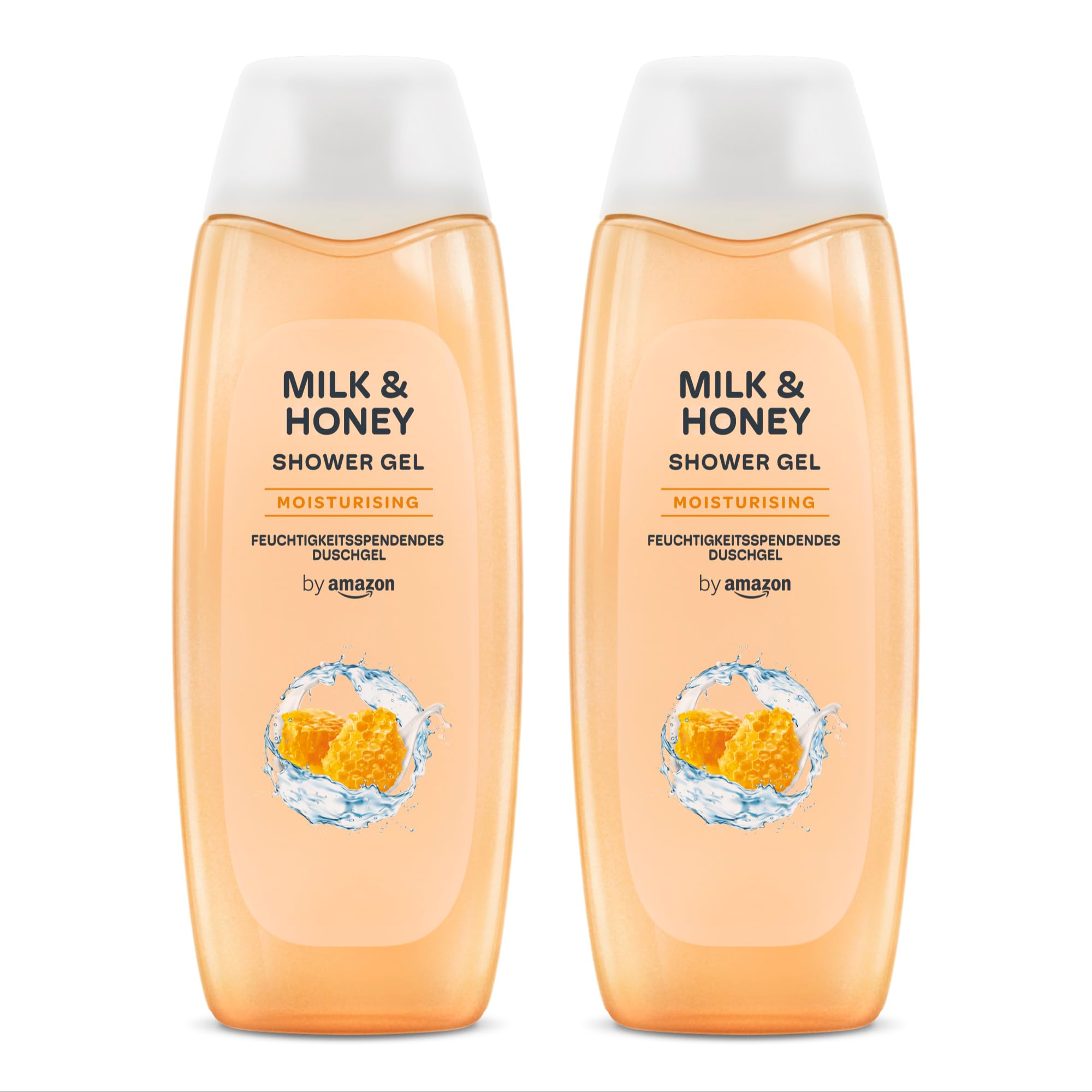 by Amazon Milk & Honey Shower Gel, 2 x 500ml