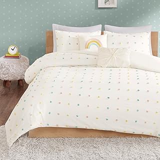 Callie Cotton Jacquard Weave Colorful Pom Pom Kids Comforter sets, Down ...
