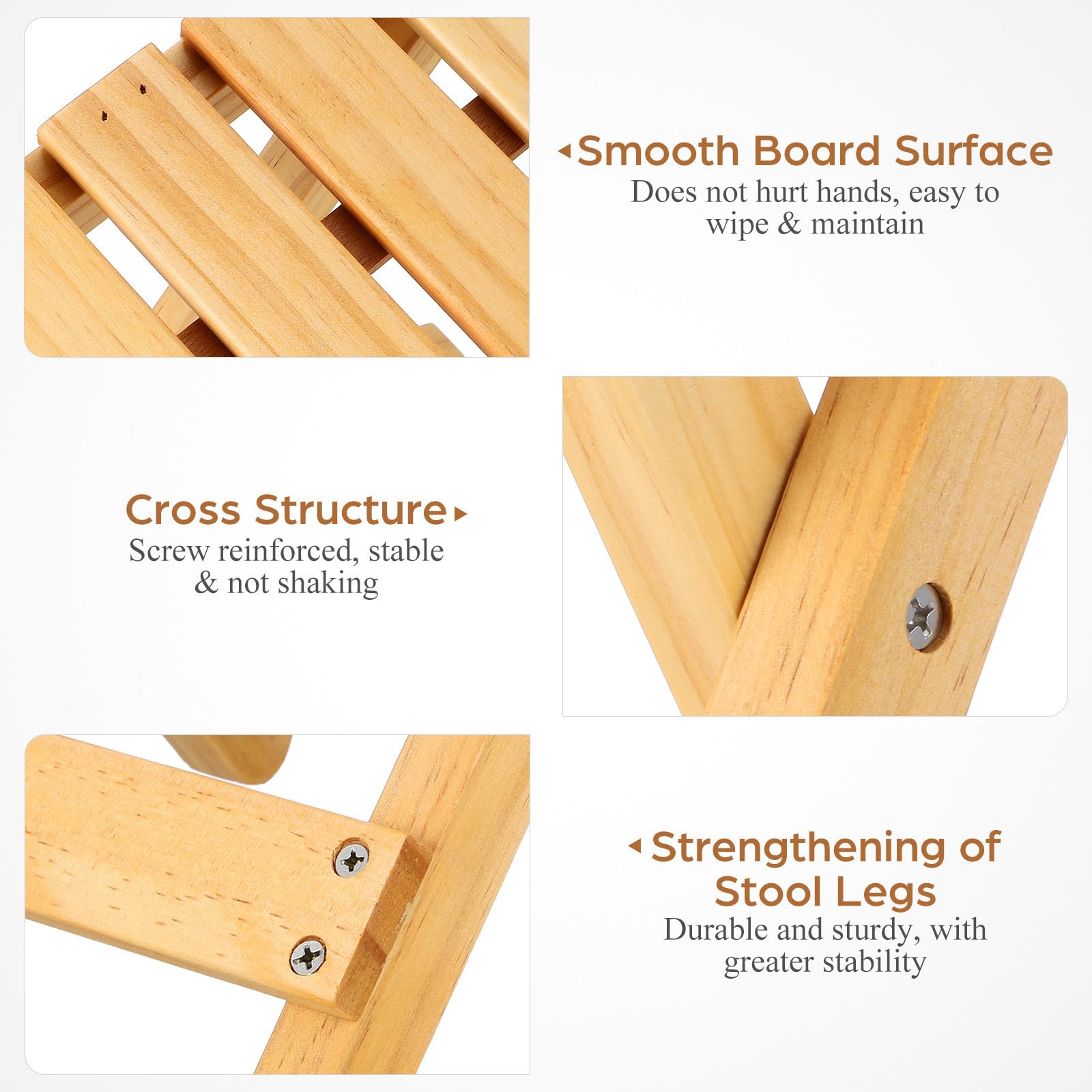 OSALADI Tavolino Pieghevole in Legno Piccolo e Leggero Gambe Stabili, Design Semplice e Bello per Spiaggia e Feste All'aperto