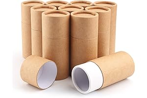 Eco-Friendly Kraft Paperboard Lip Balm Tubes