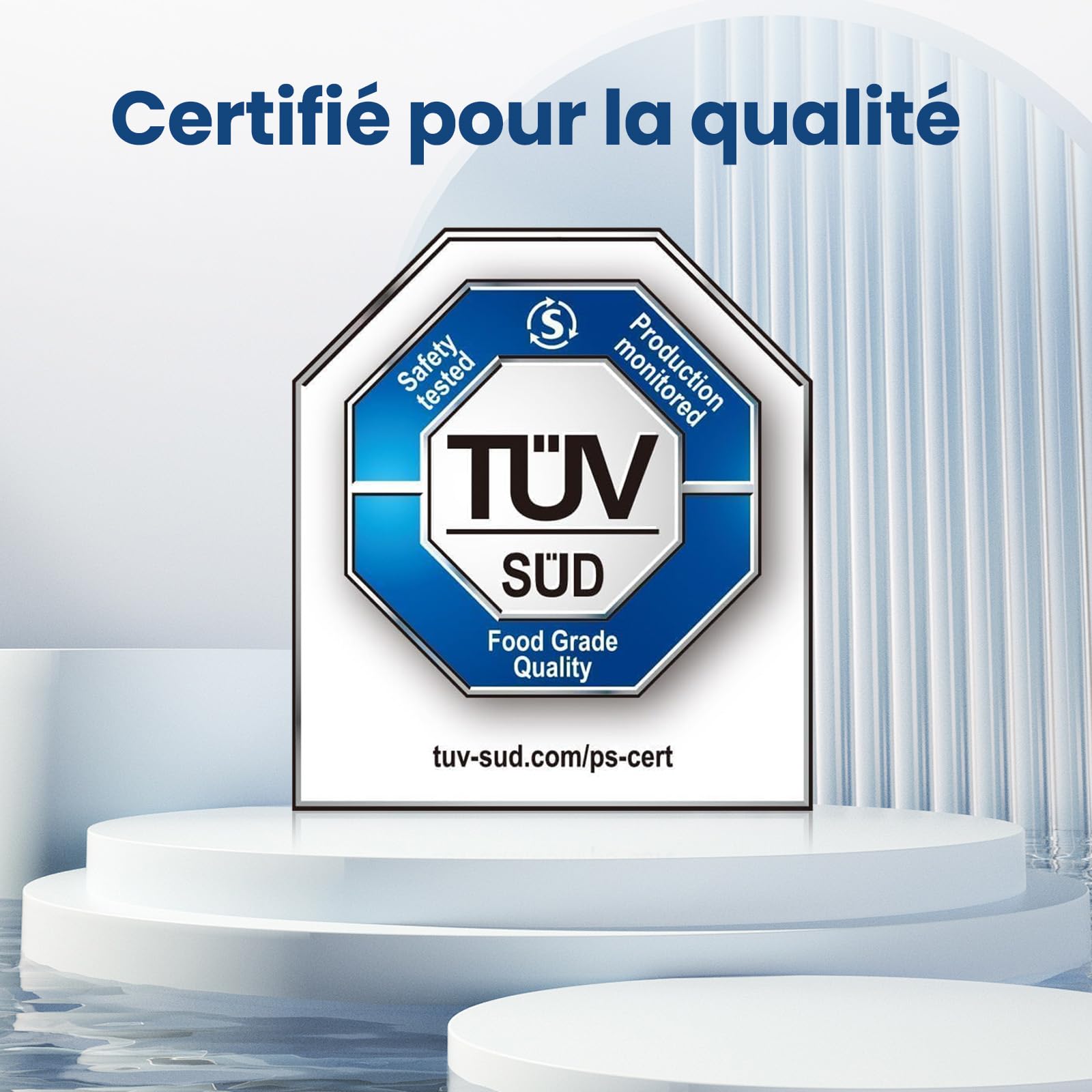 GOLDEN ICEPURE Filtre à eau pour bouilloire Compatible Avec Brita Maxtra+, Maxtra Plus, Mavea, Anna Duomax, 6 pièces - 3