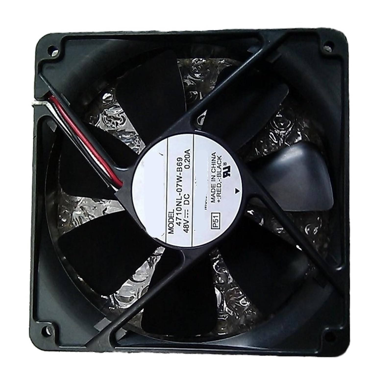 YMUGUEGH 1pcs 120mm 12cm 48V 4710NL-07W-B69 12025 48V 0.2A 12cm 120X120X25mm Cooling Fan