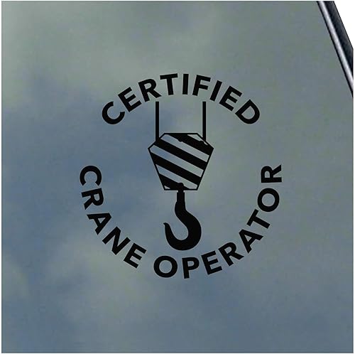 Adhesivo de vinilo certificado para operador de grúa, construcción militar residencial comercial