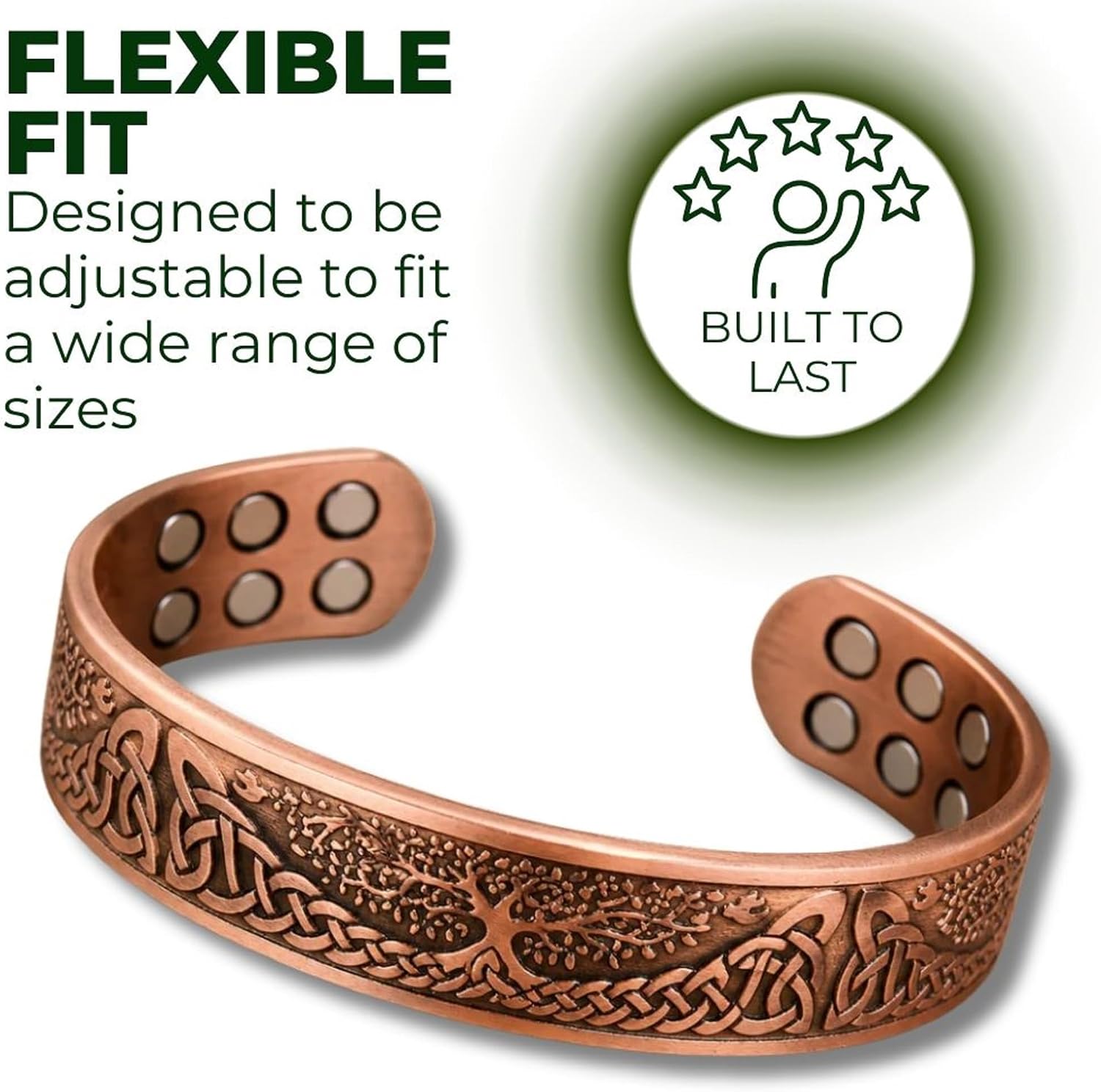 Willis Judd Copper Bangle Tree Of Life