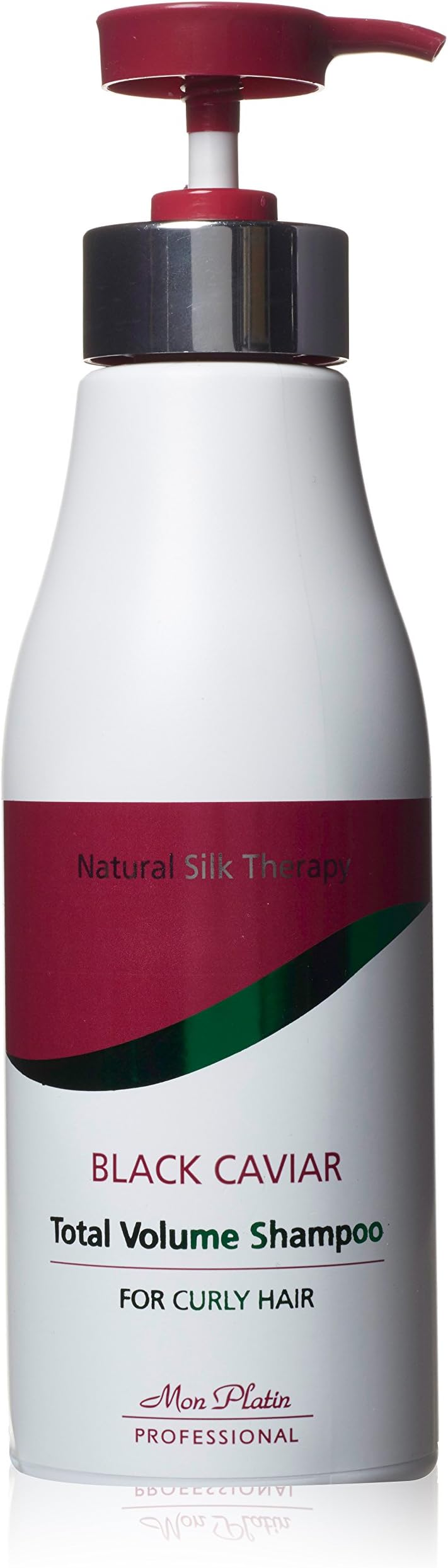 Mon Platin 500ml Natural Silk Therapy Black Caviar Total Volume Shampoo for Curly Hair