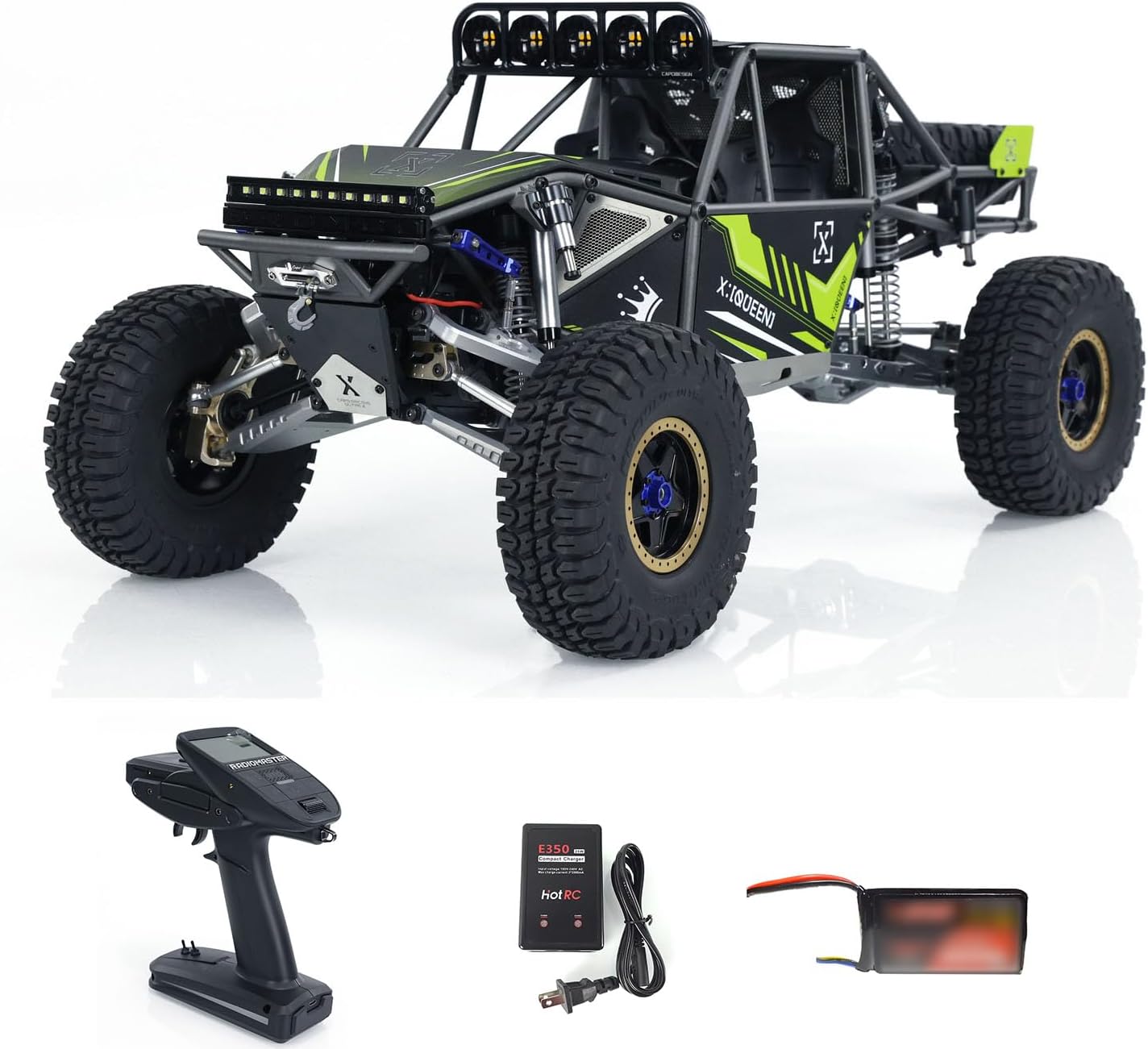 TOUCAN RC HOBBY Capo 1/8 RC U4 Queen Crawler Truck 2 Speeds Remote Control Racing Truck CD1582X for Ages 18+