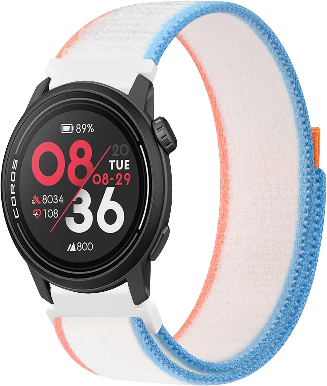 Nylon Bands Compatible with Coros Pace 3/Pace 4/Apex 2 Pro/Apex Pro/Apex 46mm Watch Band, Soft Nylon Sport Loop Replacement Wristband for Coros Pace 4/3 Watch