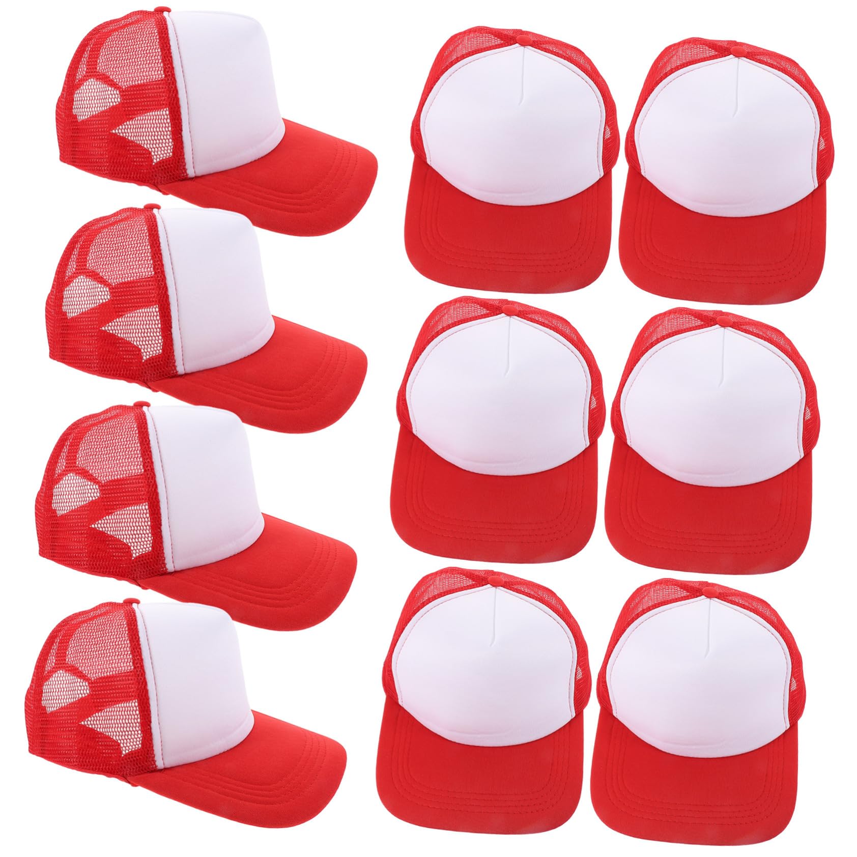 Gorras de béisbol de malla roja ideales para tus vacaciones de verano y paseos diarios 8