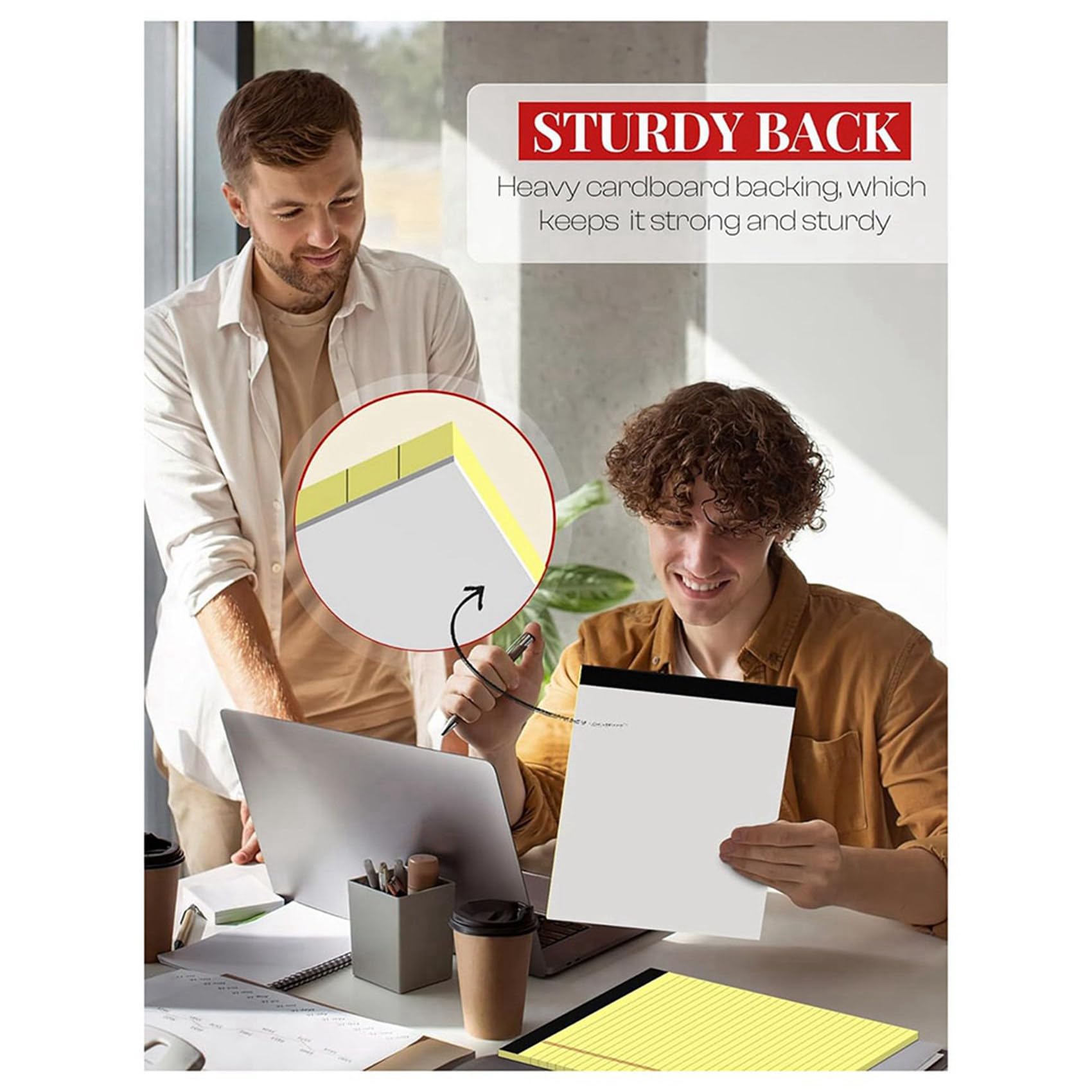 12-Pakowe Żółte Notesy 8,5 X 11,75 Wąskie Notatniki w Linie Żółte Notesy w Linie College