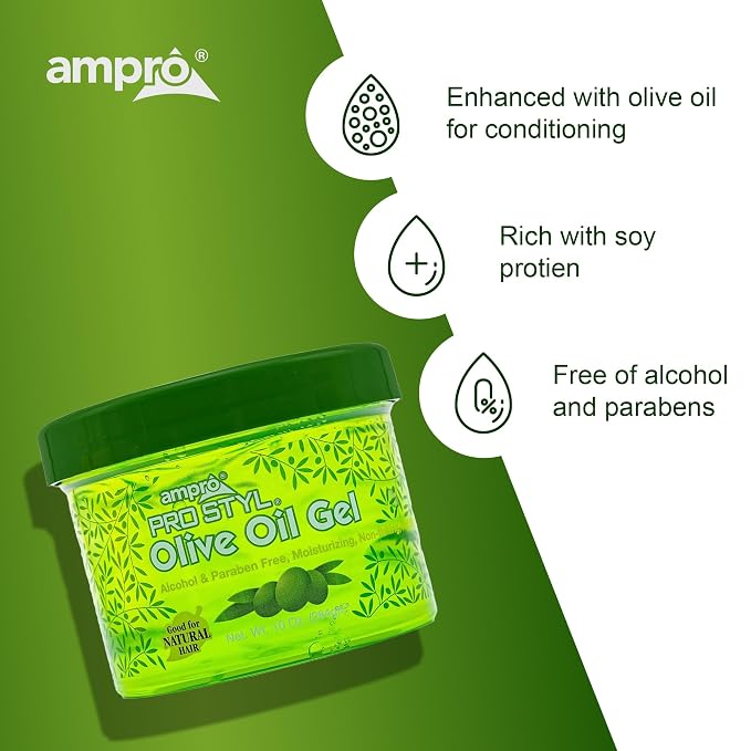 Gel para peinar AmPro Pro Styl Protein 10 oz miniatura 5