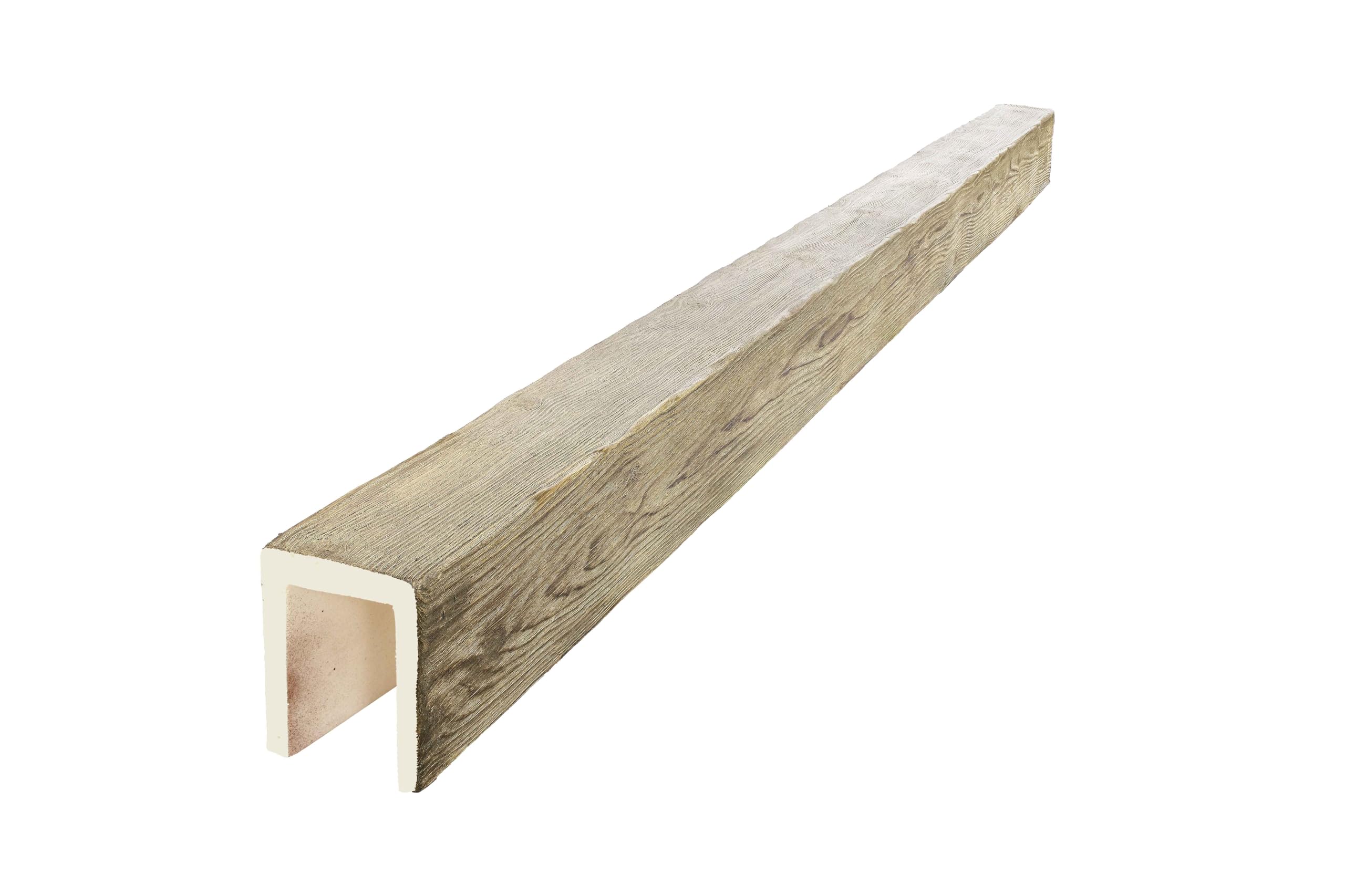 VIGA IMITACION MADERA DECORATIVA DE POLIURETANO 15CM DE ANCHO X 18CM DE ALTO X 3 metros DE LARGO (Miel)