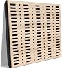 Olanglab 3D Acoustic Wood Wall Panels,2 Pack-19.6x19.6 High-Performance Acoustic Foam, Decorative Oak Plywood, Soundproof Self Adhesive Wall Panel, Acoustic Panels for Interior Design L-Dot