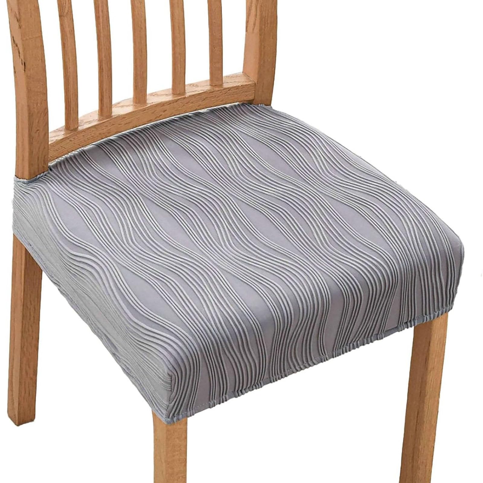 Housses de chaises de salle à manger extensibles et amovibles 4 pièces