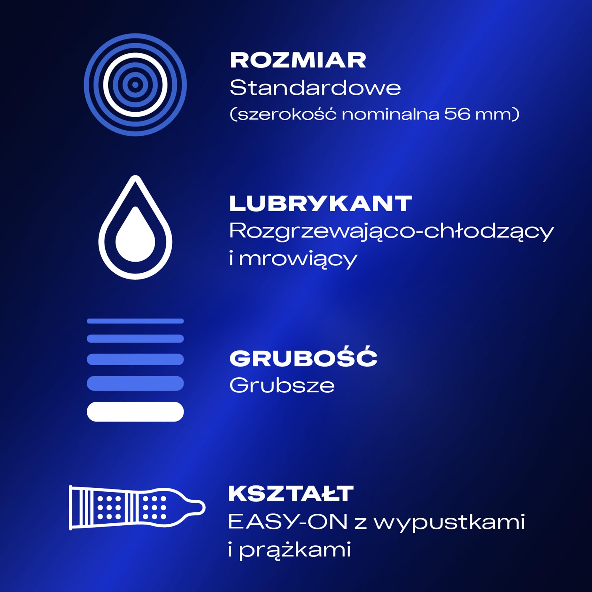 Durex Intense Prezerwatywy z wypustkami i prążkami dla dwojga 10 szt.