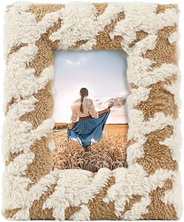 5x7 Cute Picture Frame for Fall Thanksgiving Decor, Plush Picture Frame ...