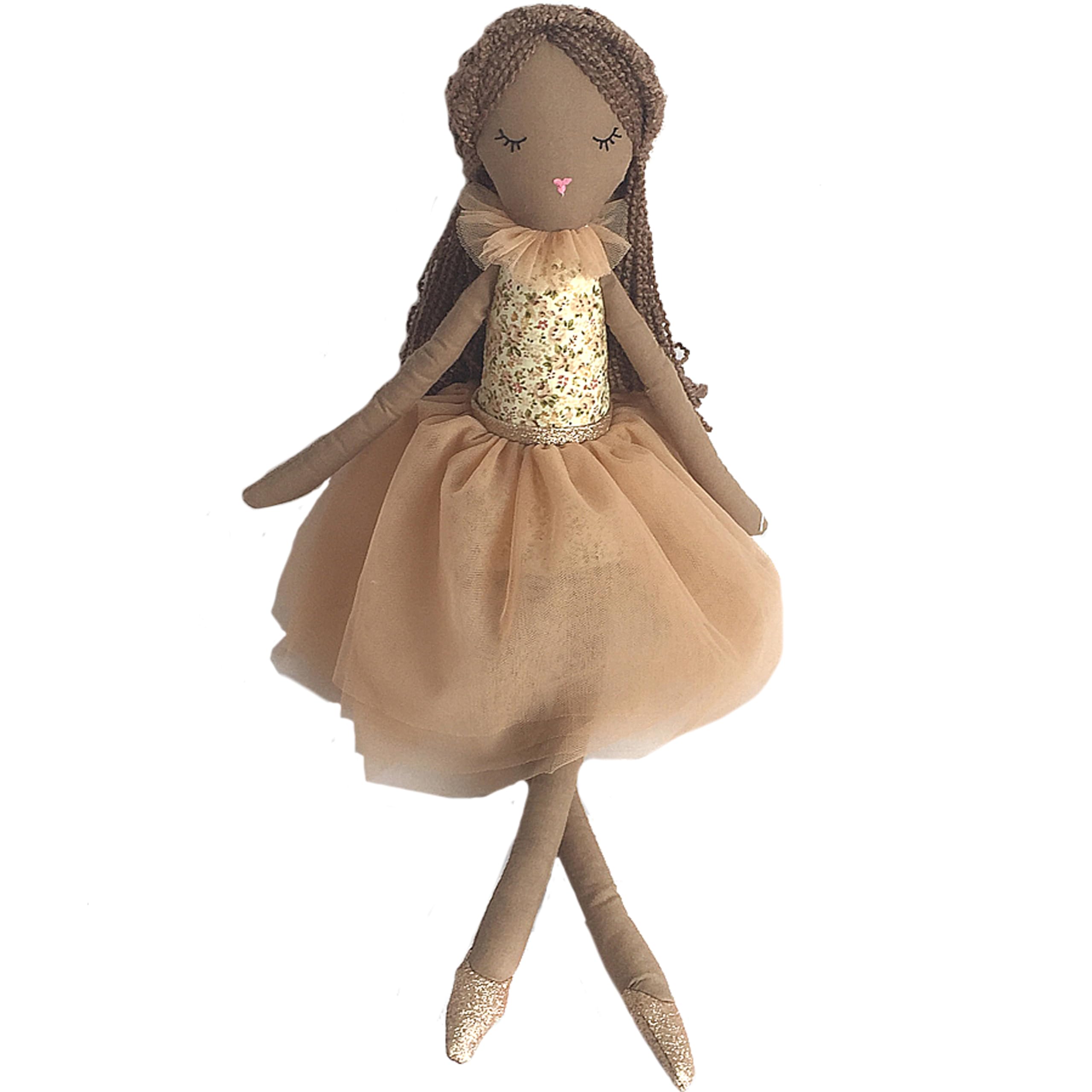 MON AMI Chocolate Scented Designer Doll 20-Inch Plush for Girls | Soft Fragranced Plush Toy | Cuddly Companion for Playtime | Elegant Nursery &