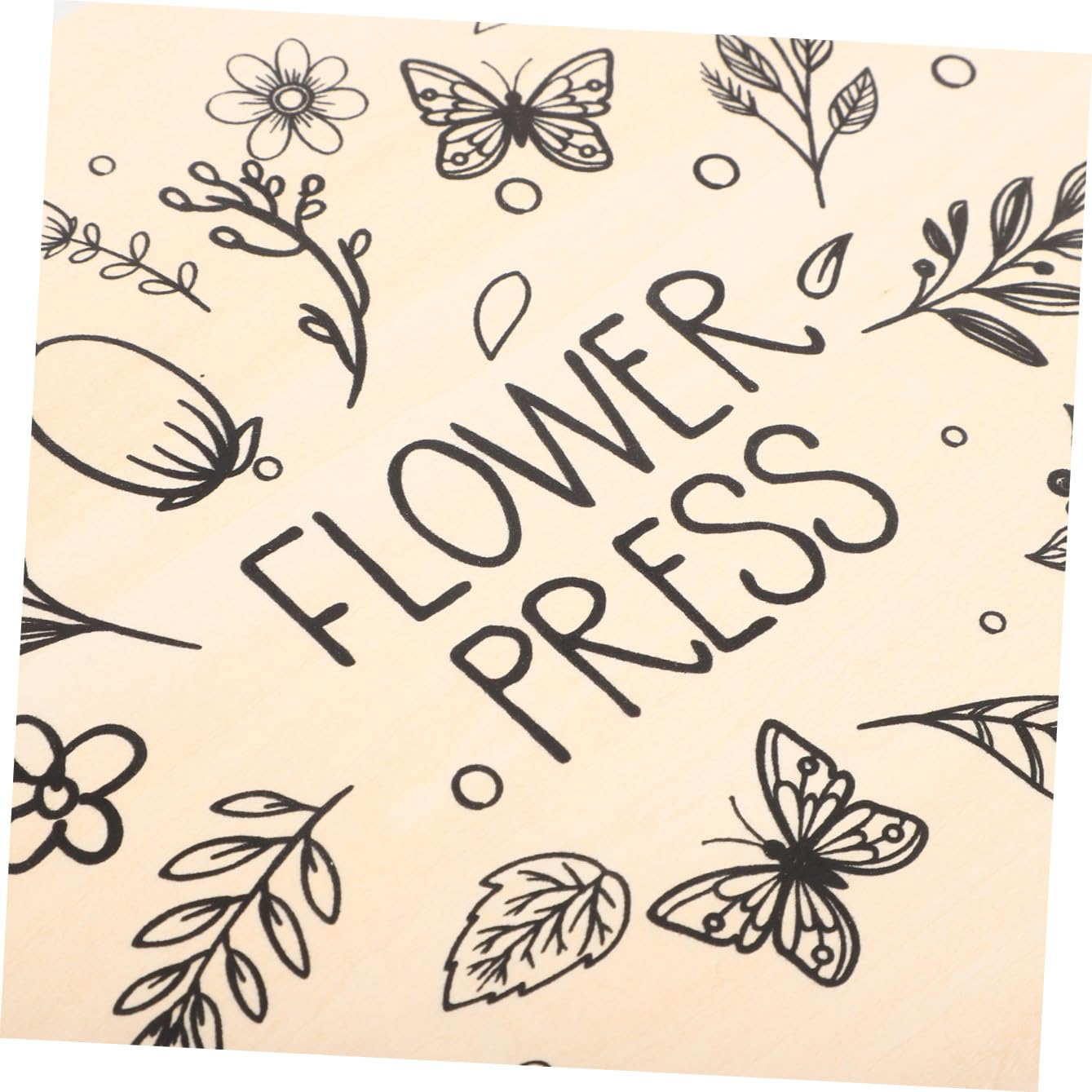 PAMINGONO Selbstgemacht Blumenpress Satz Großzügig mit Stabilem Pressbrett Werkzeug zum Trocknen und Pressen von Blumen und Blättern Bastelset für Erwachsene und Naturproben