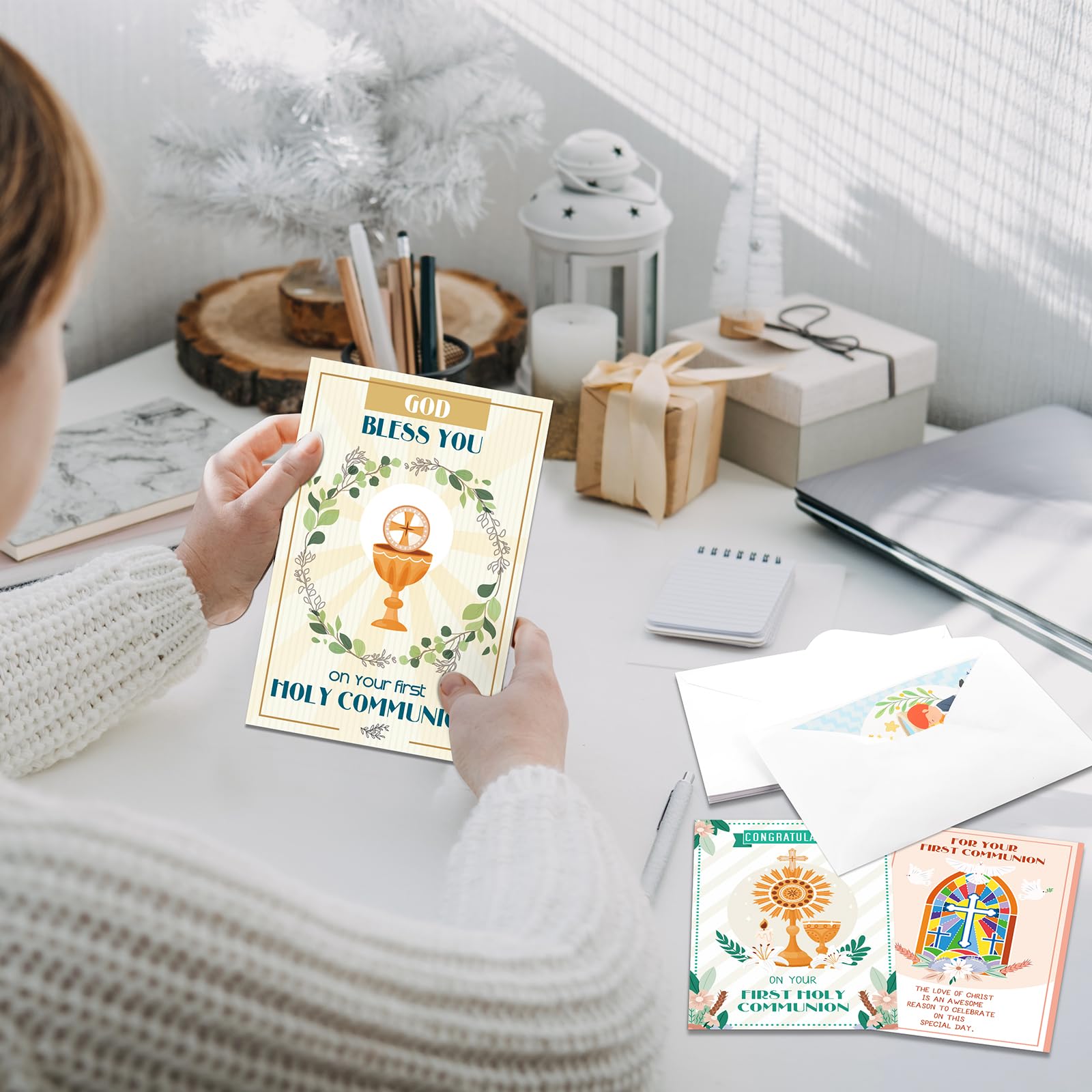 Communion Invitation Stationery Paper 10 FIRST HOLY COMMUNION