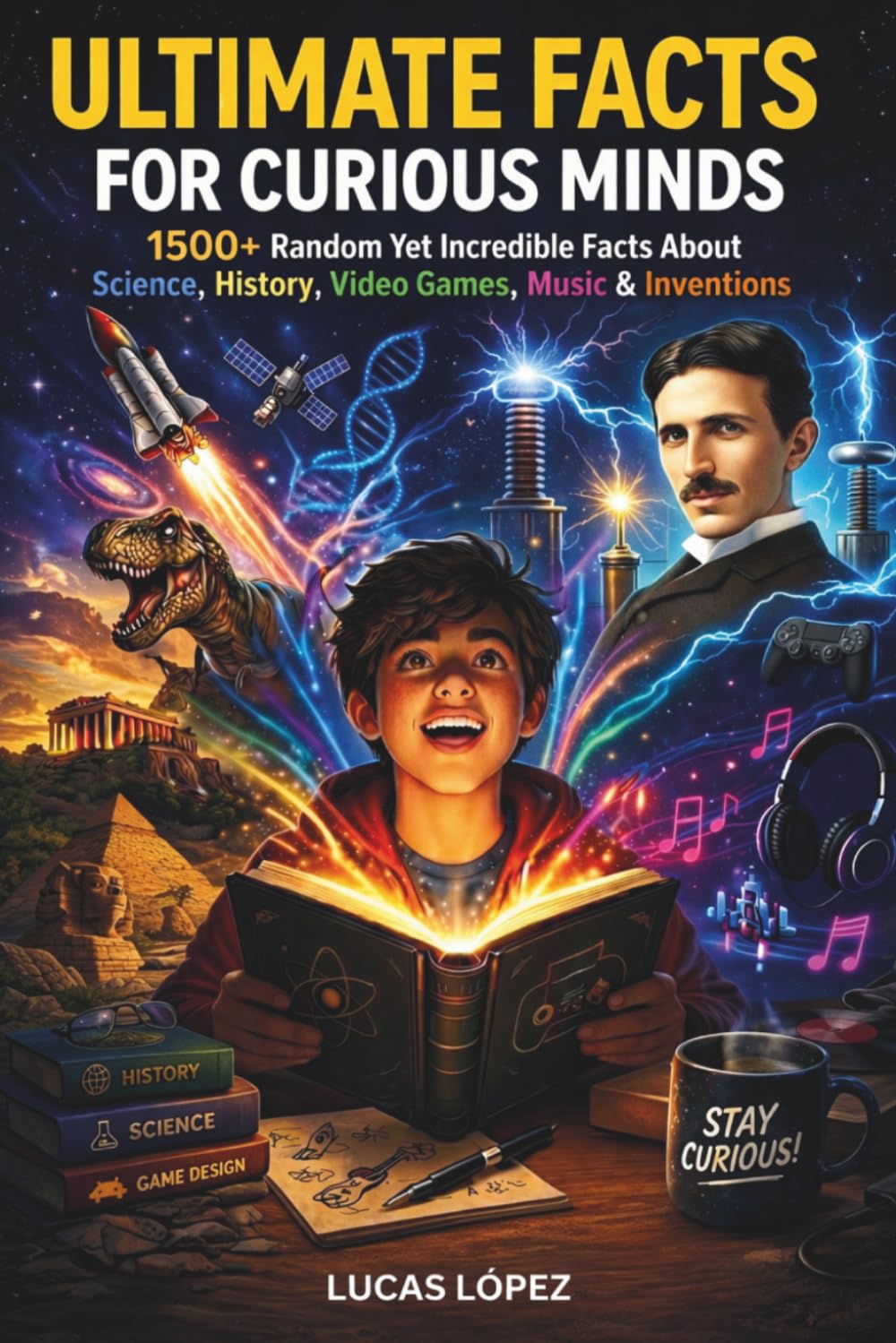 Ultimate Facts for Curious Minds: 1500+ Random Yet Incredible Facts About Science, History, Video Games, Music & Inventions