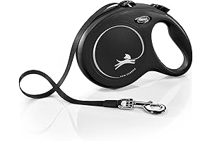 New Retractable Dog Leash (Upgraded, 26ft), BLACK