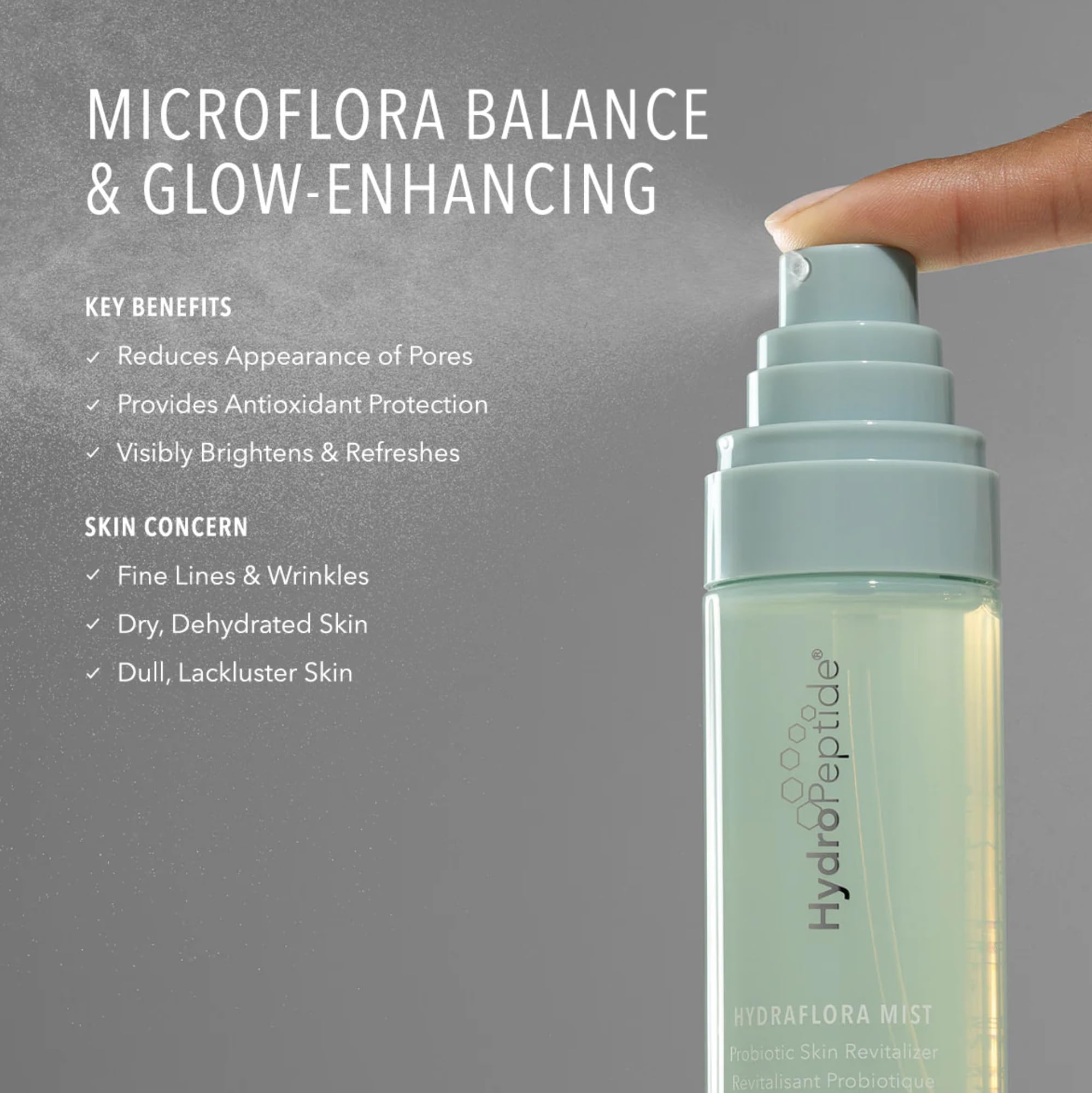 HydroPeptide HydraFlora Probiotic Hydrating Face Mist, 2.7 fl oz