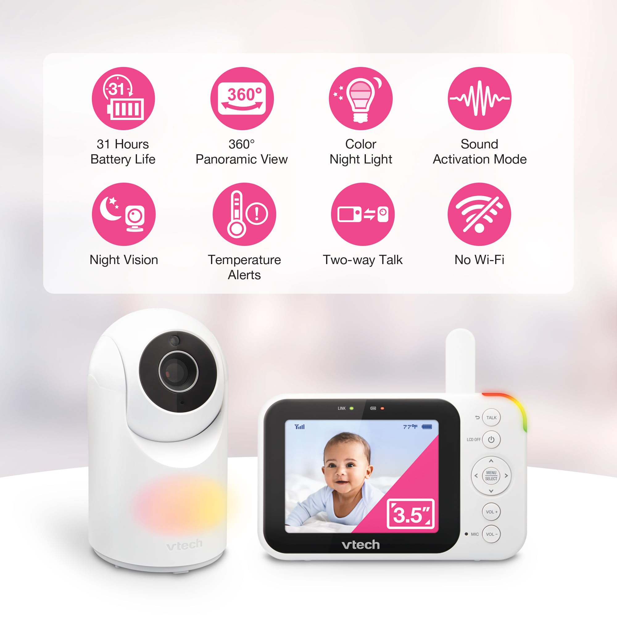 VTech VM4263 Video Baby Monitor Gallery Image