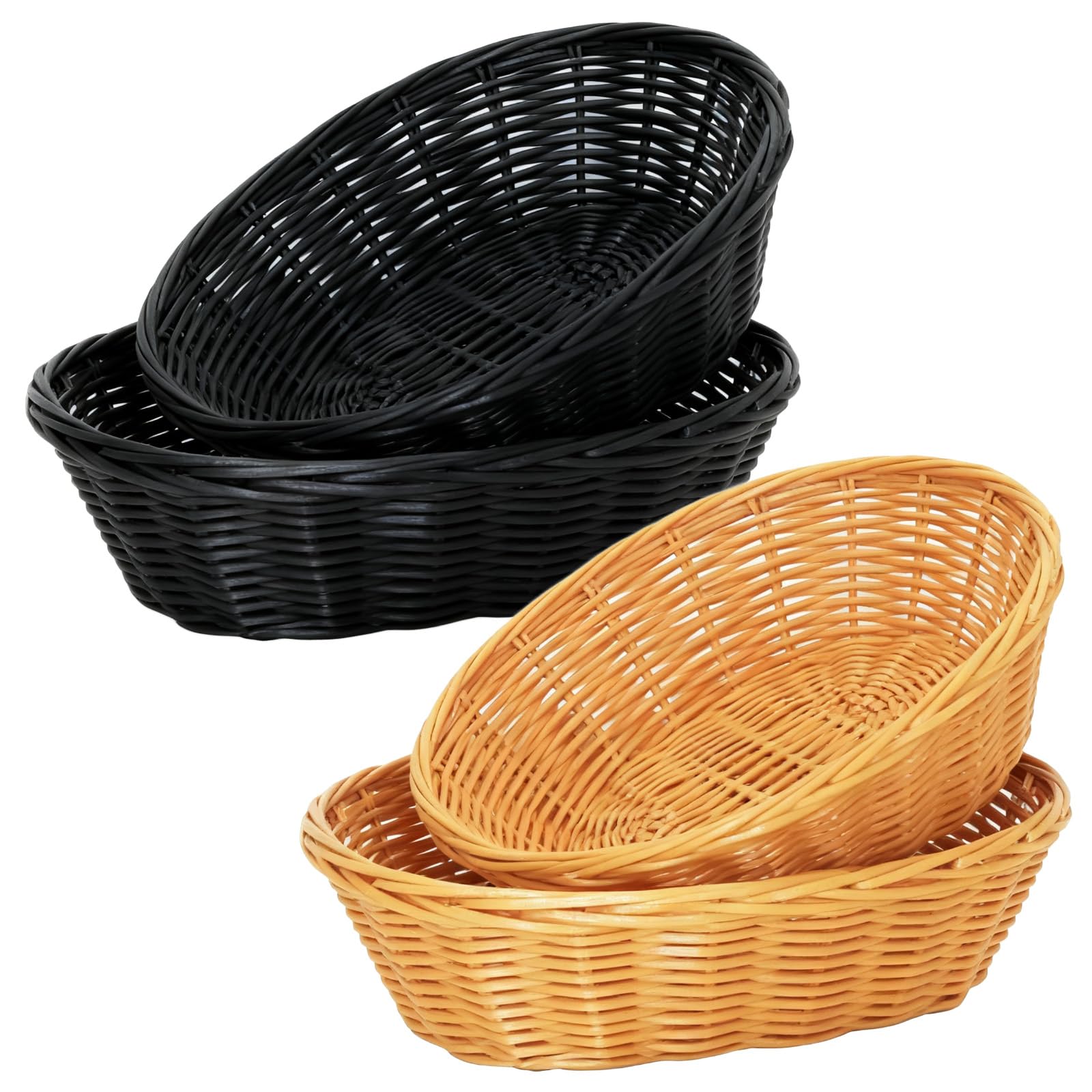 panier en osier lot de 4 corbeille à