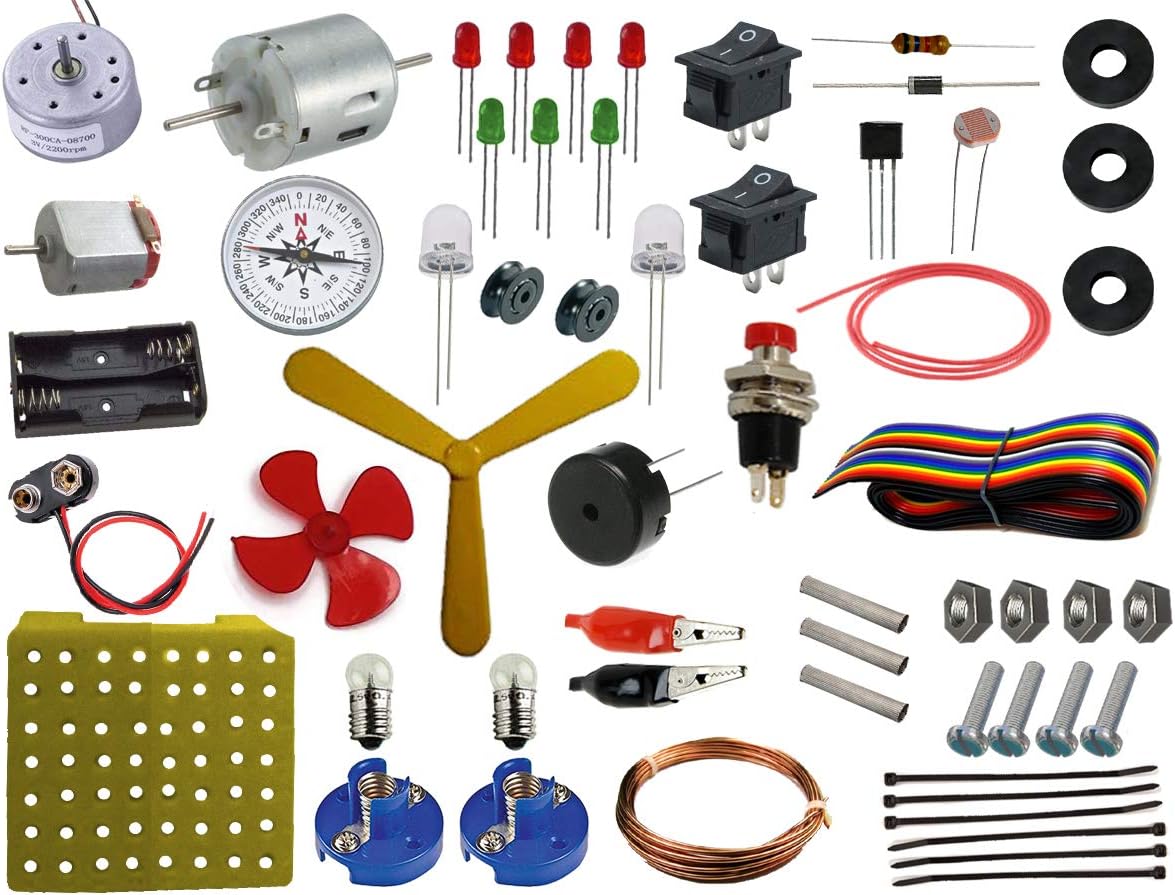 Plastic Experimental Electric Activity Kit 2 Loose Parts - Multi Color