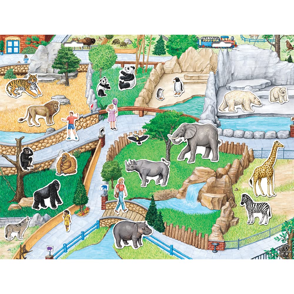 Amazon.com: Create-A-Scene Magnetic Playset - Zoo : Toys & Games