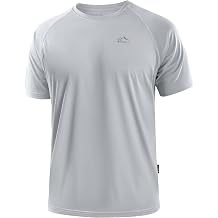 Pudolla Mens Rashguard Swim Shirts Short Sleeve UPF 50+ Sun Protection SPF Quick Dry Lightweight Water Fishing Beach Shirt
