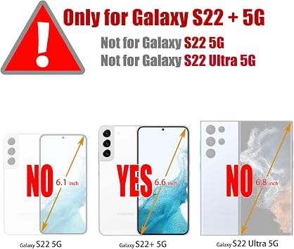 Samsung Galaxy S22+ Plus 携帯電話ケース Galaxy S22+ Plus ウォレットケース カードホルダー付き RFIDブロッキング キックスタンド マグネット付き レザーフリップケースウォレット Galaxy S22+ Plus 6.6インチ用 ファッションブラック