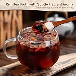 Ginseng Five Treasures Tea, Traditional Chinese Herbal Natural Organic Kidney Cleanse Detox Tea for Women & Men, 7 Precious Ingredients Formula (25 Bags/1 Pack, Ginseng Five Treasures Tea)