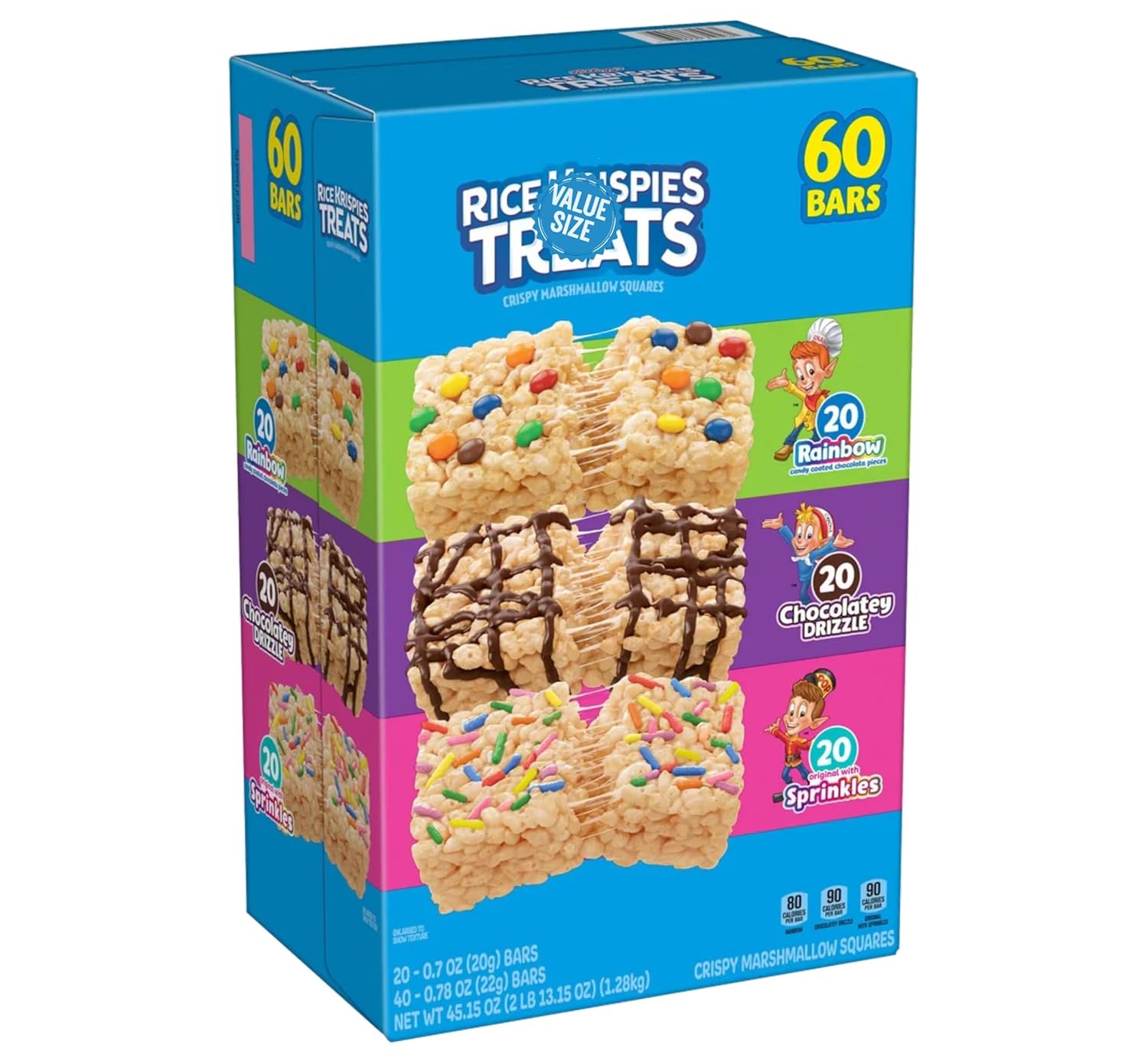 Ri'ce Krispie's Treats, Variety Pack, 60 ct