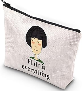 WZMPA Funny TV Show Fans Cosmetic Bag New Haircut Inspired Gift Hair Is Everything Makeup Zipper Pouch Bag For Women Girls, Hair Everything