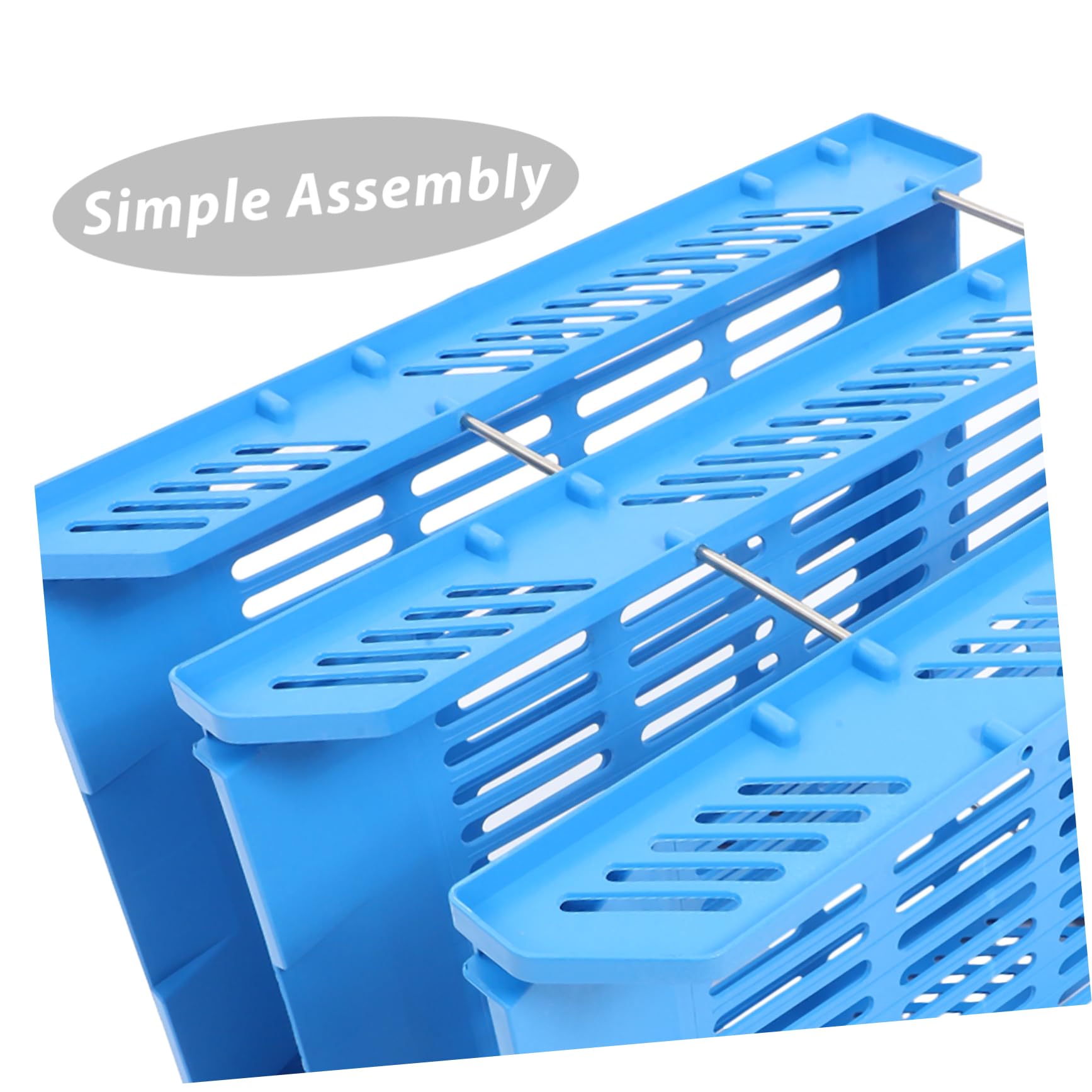 NUOBESTY Organiseur De Bureau À 3 Niveaux - Support De Rangement pour Dossiers - Corbeille À Courrier en Maille - Support pour Trieur De Papier - De Rangement pour Le Bureau Et La Maison