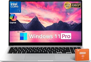 Samsung Galaxy Book4 15.6" FHD Laptop, Intel 7-150U 10-Core, Up to 5.4 GHz, 16 GB RAM, 4 TB SSD, Fingerprint Reader, Backlit KB, 300-Nit Display, Long Battery Life Up to 15Hrs, Windows 11 Pro
