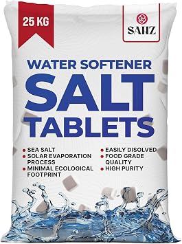 Water Softener Salt Tablets 25kg   High Purity BS EN973 Grade A Certified