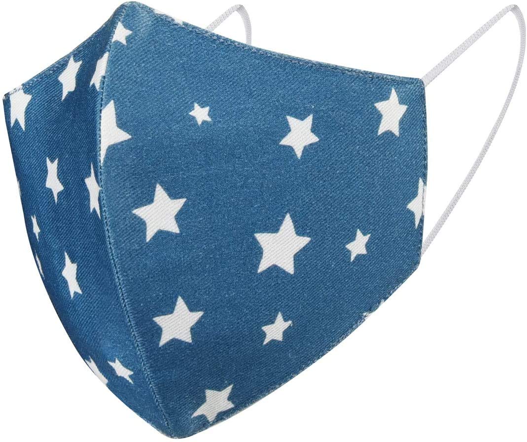 Cloth Face Mask Cover Shield For Women, Premium 100% Cotton, 3-Layered, Protective, Reusable, Washable, Breathable, Comfortable, Durable, Fashionable, Lightweight, Designer, Protection For Covid Virus